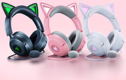 Razer presenta los audífonos con cable Kraken Kitty V3